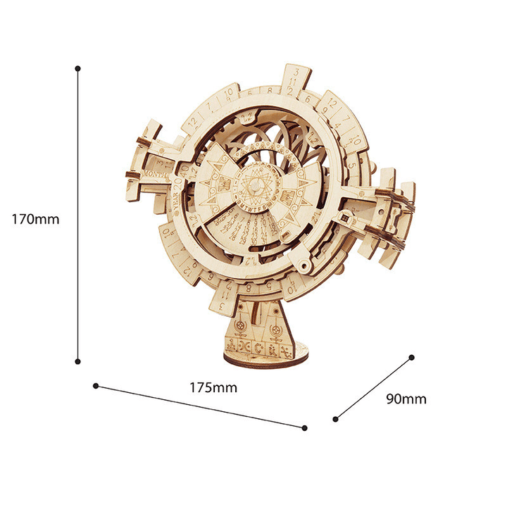 3D Three-Dimensional Puzzle Assembly Model Clock - MRSLM