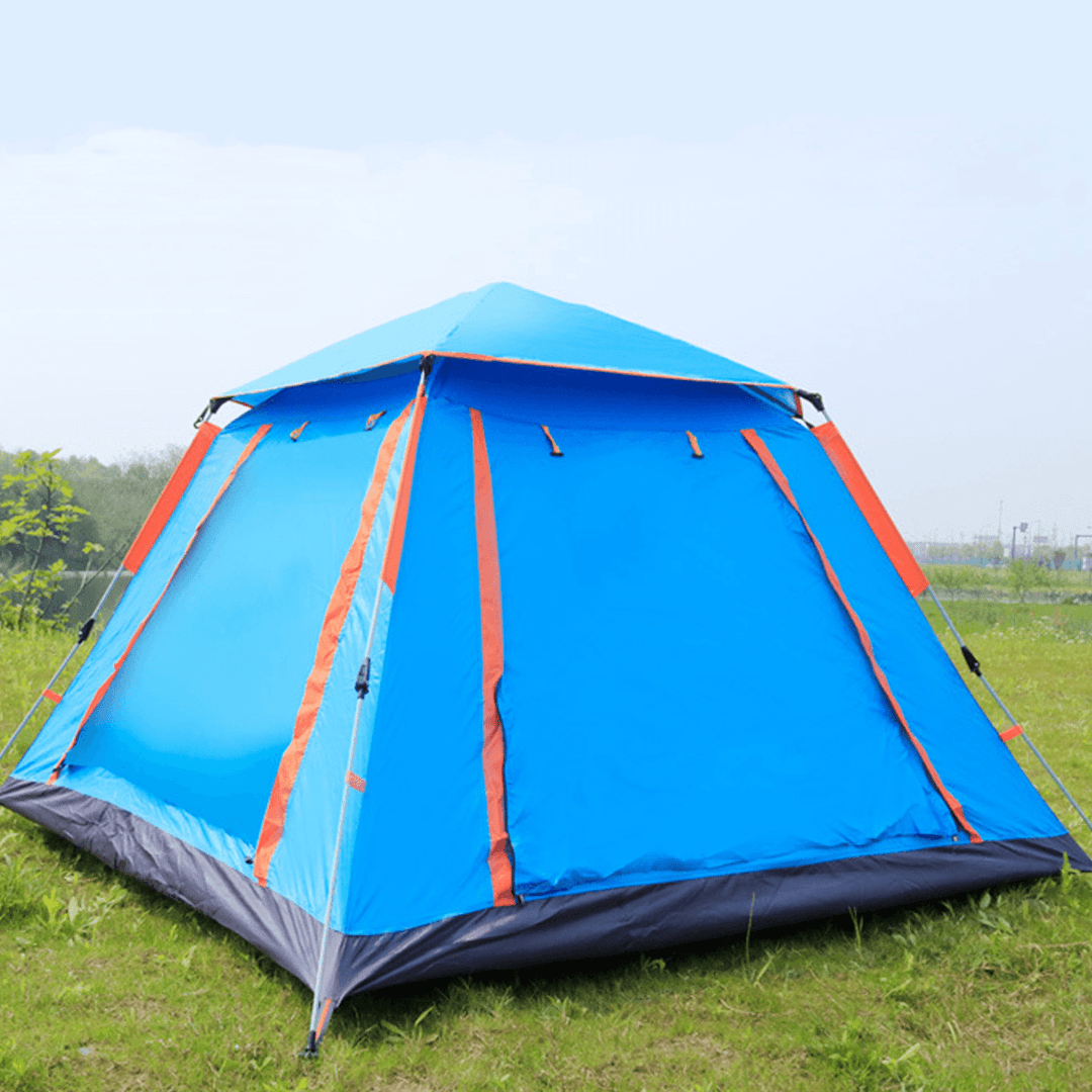 6-7 People Fully Automatic Tent Outdoor Camping Family Picnic Travel Rainproof Windproof Tent - MRSLM