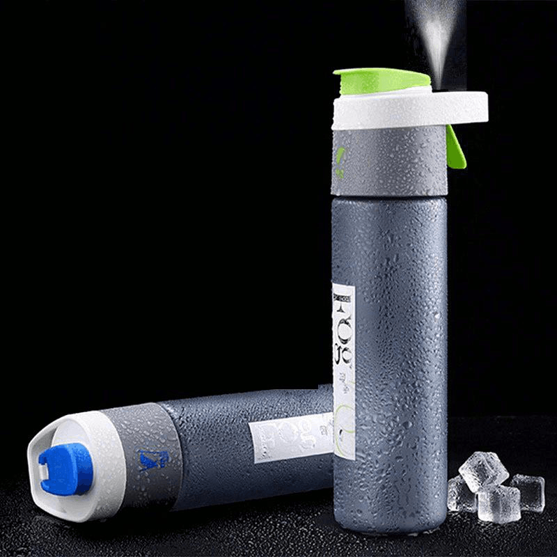 600ML Outdoor Plastic Water Bottle Creative Traveling Sport Running Drinkware Leakproof Spray Kettle - MRSLM