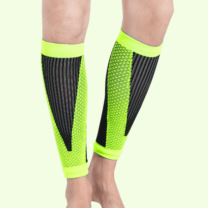 Mens Football Basketball Breathable Calf Compression Sleeve - MRSLM