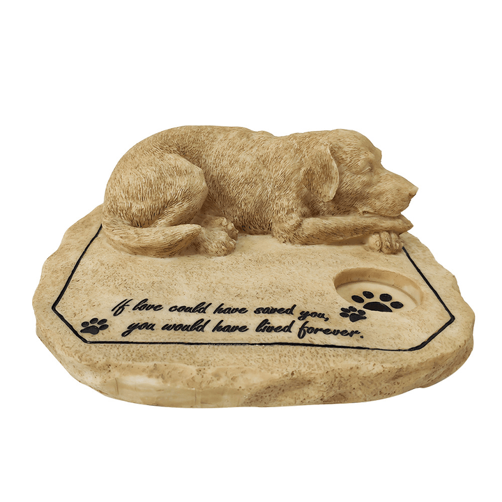 Stones Dog-Memorial-Stones Personalized with Dog-On-The-Top JSYS - MRSLM