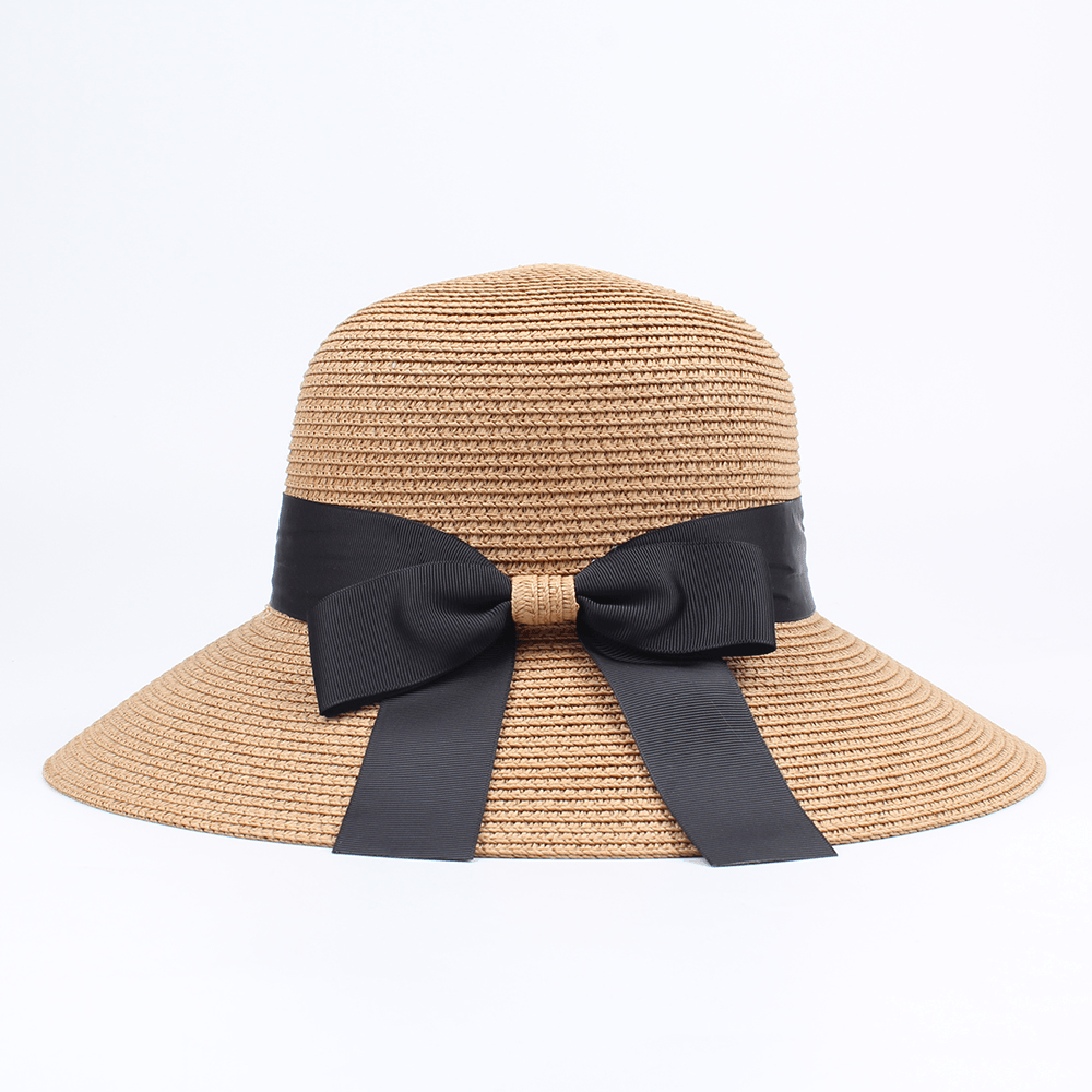 Women Summer Outdoor Travel Foldable Straw Hat - MRSLM