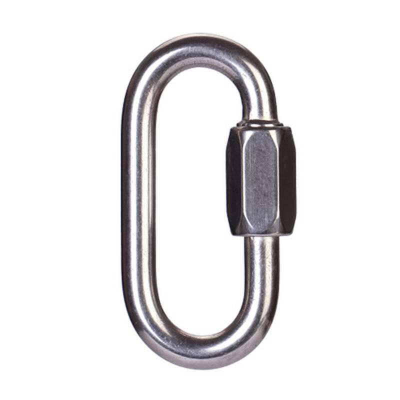 XINDA XD-8619 Solid Fine Steel Oval Lock Rock Climbing Carabiner Safety Bearing Clasp Main Lock - MRSLM