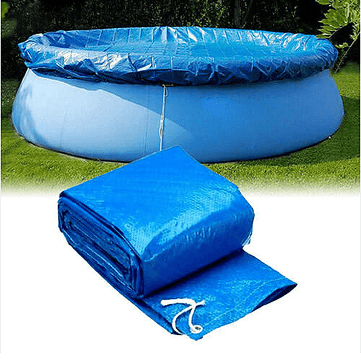 8Ft/10Ft/12Ft Inflatebale Pool Protective Cover Outdoor Garden Thicken Rainproof round anti Dust Protector - MRSLM