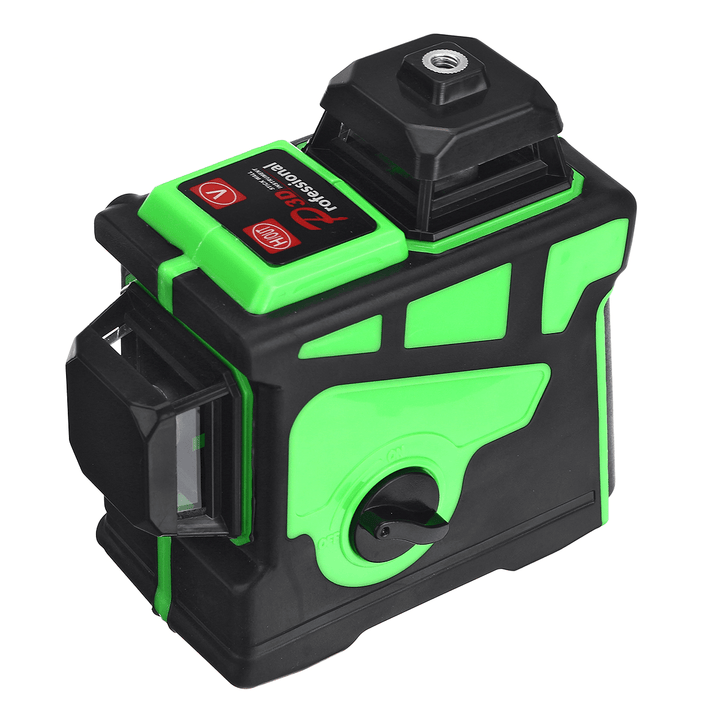 3D 12 Line Green Light Laser Level Digital Self Leveling 360° Rotary Measure - MRSLM