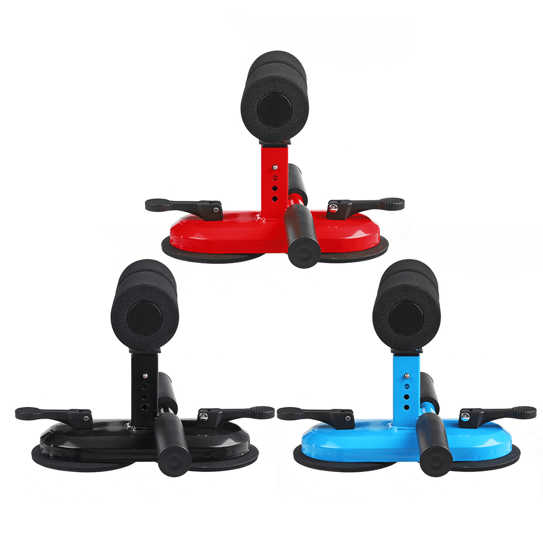 4-Gears Adjustable Dual Suckers Sit-Ups/Push Ups Aid Bar Abdominal Core Trainer Body Shaping Fitness Equipment - MRSLM