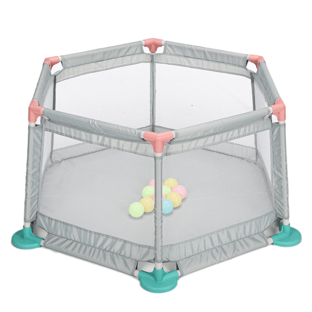 Children'S Hexagonal Fence Game Fence Baby Game Fence Baby Guardrail Ball Pool Indoor Toys - MRSLM