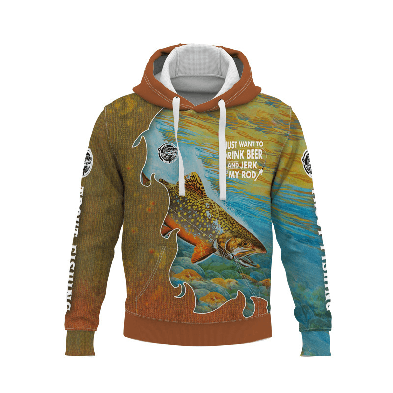 Carp Fishing Hoodie Animal Hunting 3D Printing - MRSLM