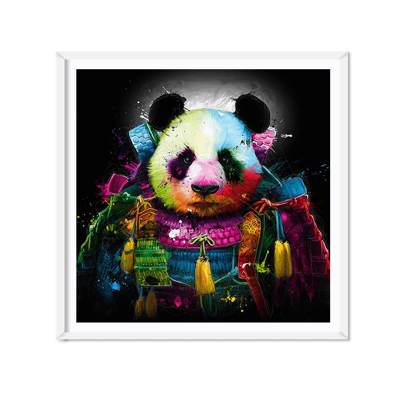 Miico Hand Painted Oil Paintings Animal Panda Paintings Wall Art for Home Decoration - MRSLM