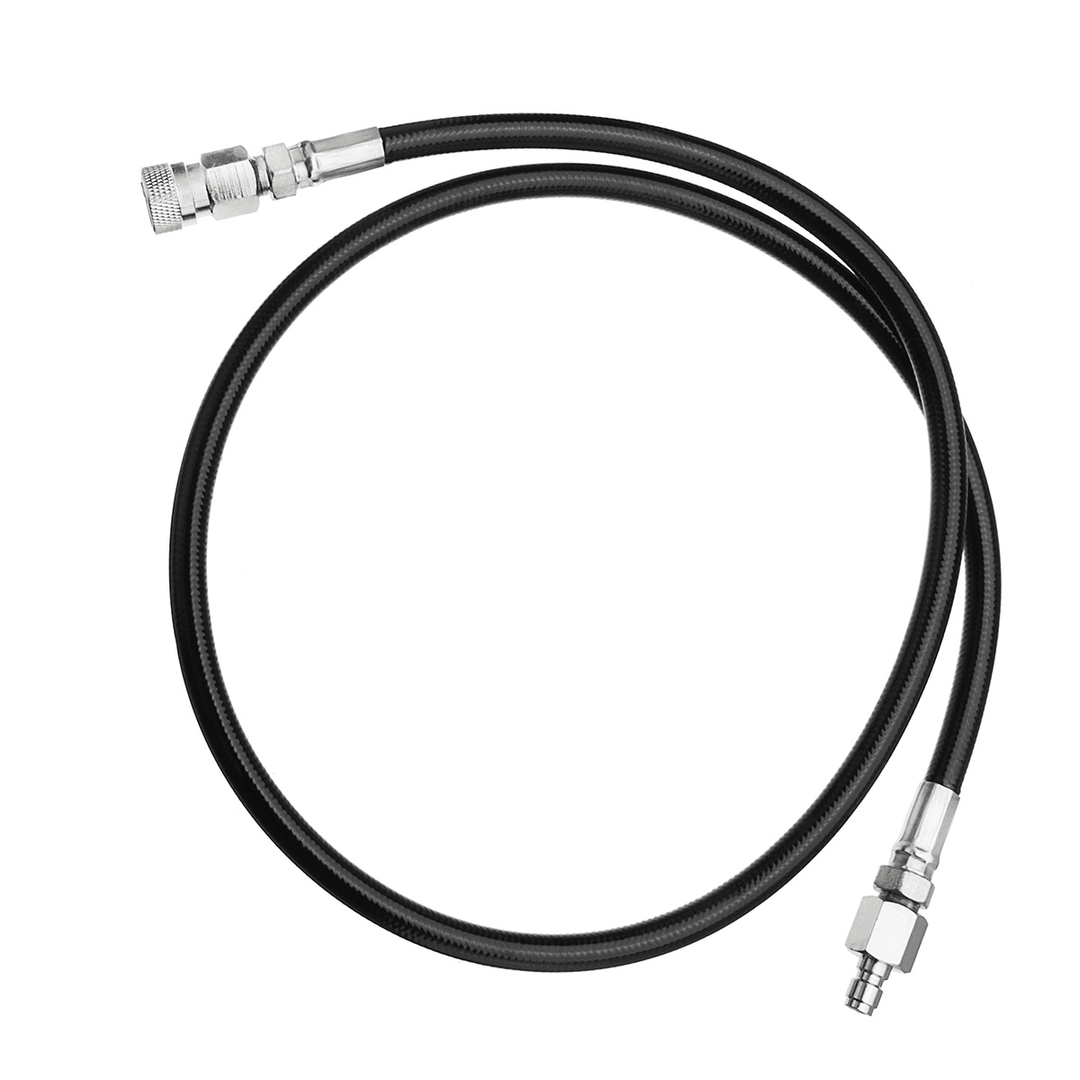 4500PSI 36'' Paintball Tank Fill Line Hose for HPA SCUBA PCP 1/8" Male Nipple and 1/8'' Female Quick Release - MRSLM