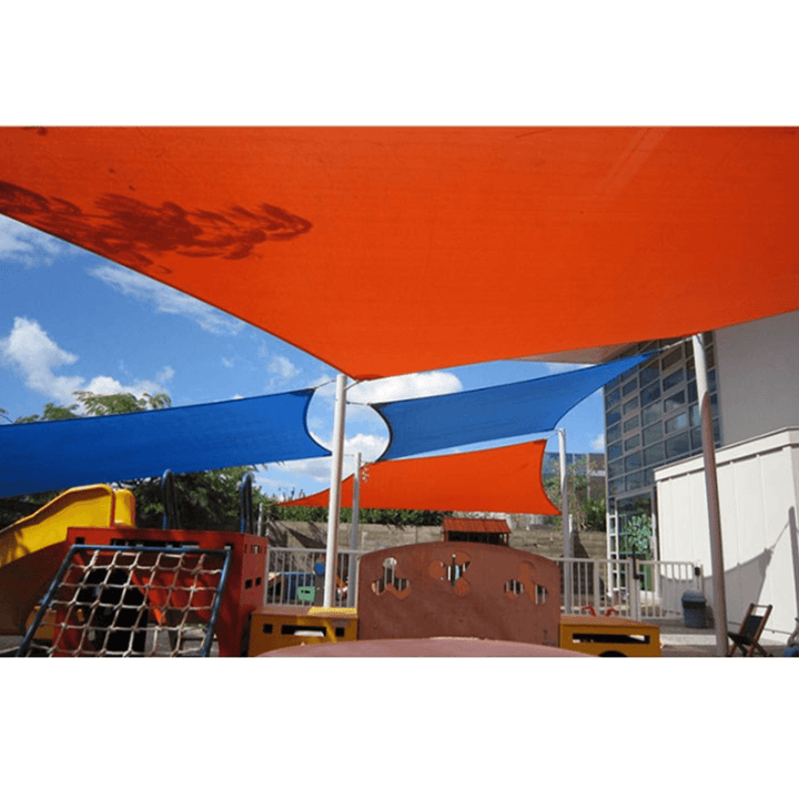 Sun Shade Sail Waterproof 420D Oxford Polyester Canopy Cover Awning Outdoor Garden Protection - MRSLM