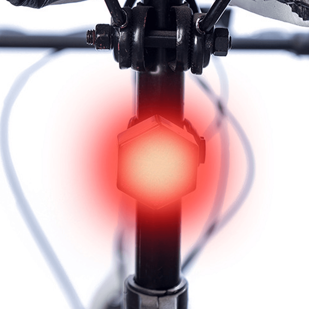 BIKIGHT USB Rechargeable Bike Tail Light Waterproof Ultra Bright LED Bicycle Lights for MTB Road Bike - MRSLM