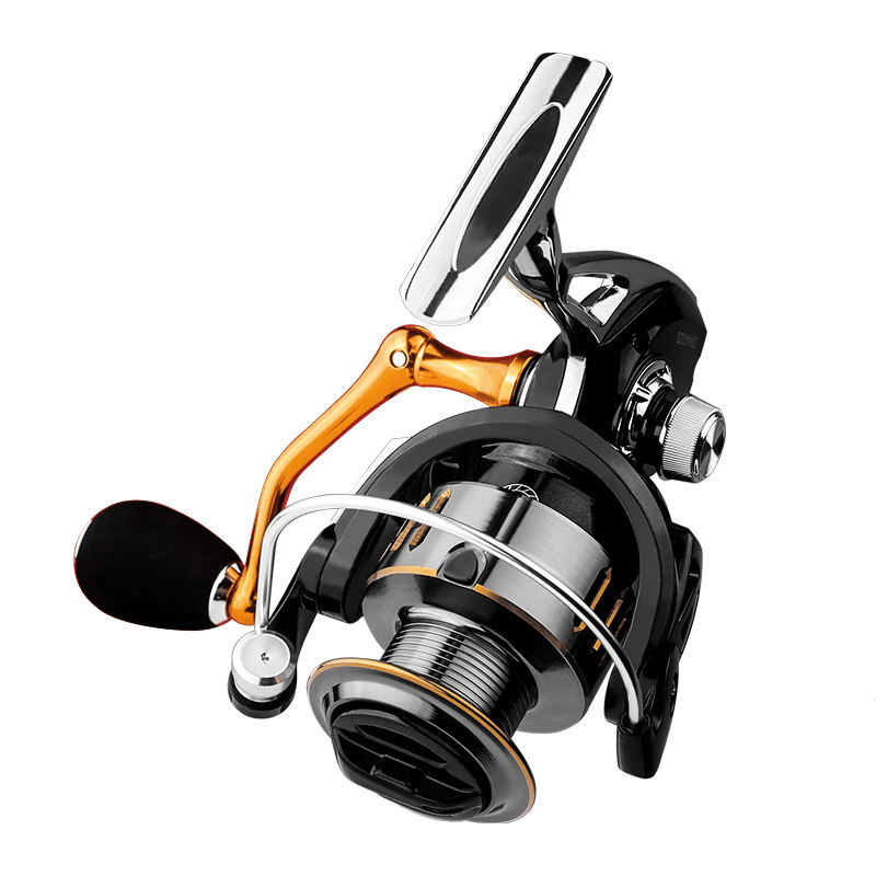 LINNHUE 5.2:1/4.7:1 Fishing Reel 8Kg Unloading Force Value All Metal No Gap Saltwater Fishing Spinning Reel GW1000-7000 - MRSLM