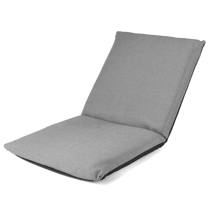 Foldable Couch Tatami Sofa 6 Angles Adjustable Relaxing Lazy Sofa Floor Seat Single-Person Folding Back Chair Bedthroom Living Room Supplies - MRSLM