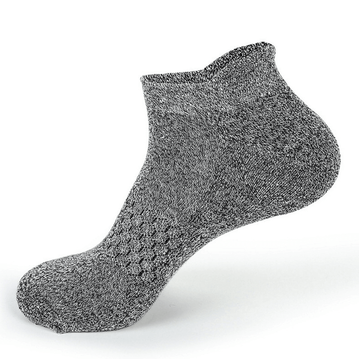 Men Summer Breathable Stretchy Cotton Ankle Socks - MRSLM