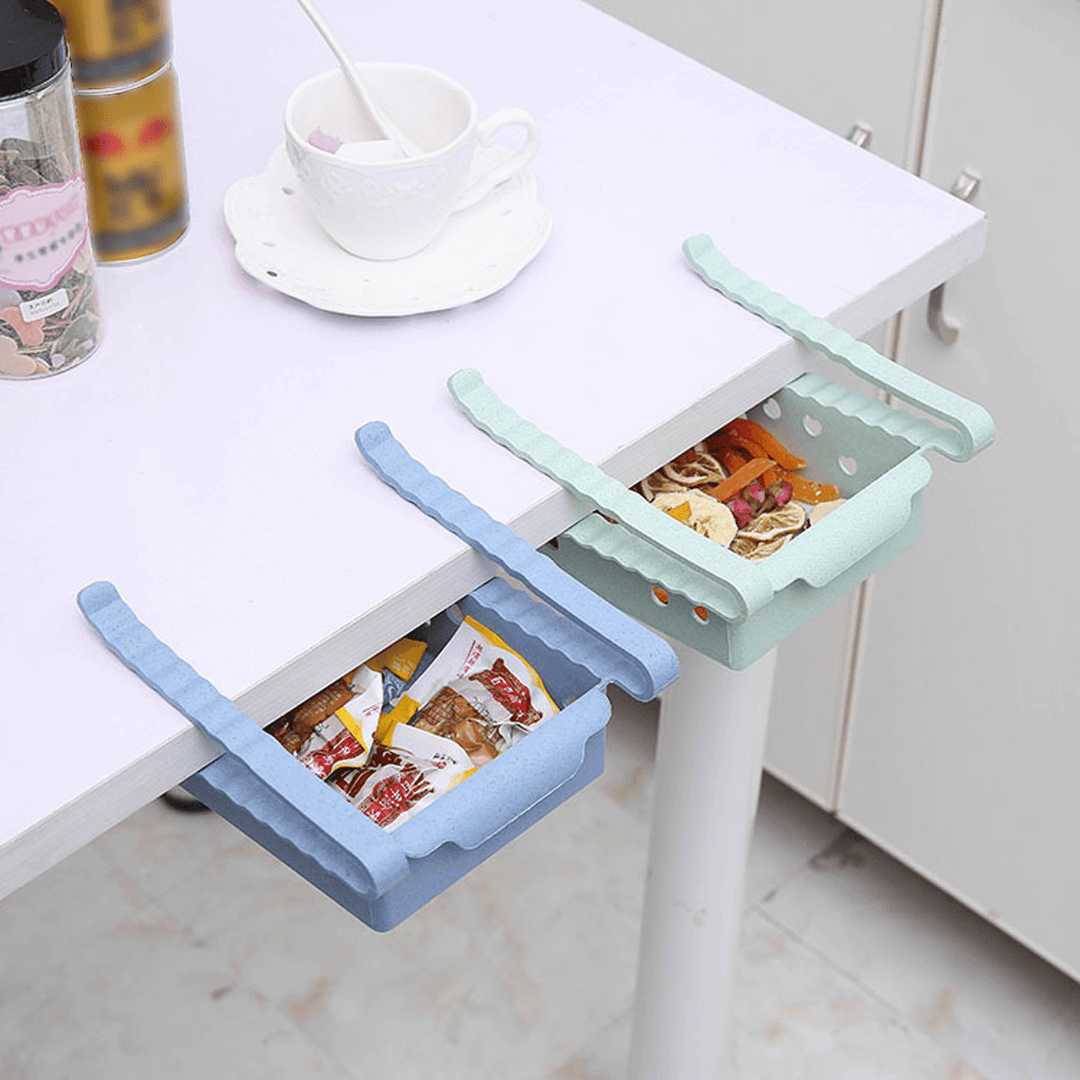 2L Refrigerator Storage Rack Food Organizer Shelf Box Pull-Out Drawer Holder Camping Picnic - MRSLM