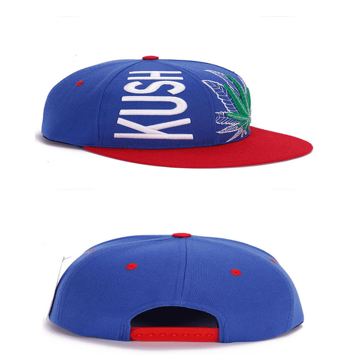 Korean Style Three-Dimensional Embroidery Big Maple Leaf Hip-Hop Hat - MRSLM