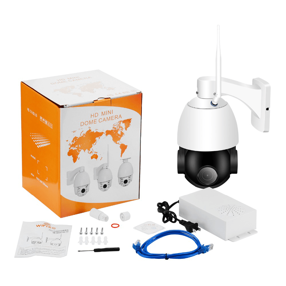 Besder 30XW HD 1080P 30X Zoom PTZ Auto Focus Waterproof Wireless IP Camera 80M Dome Camera Night Vision Motion Detectiving Baby Monitors - MRSLM