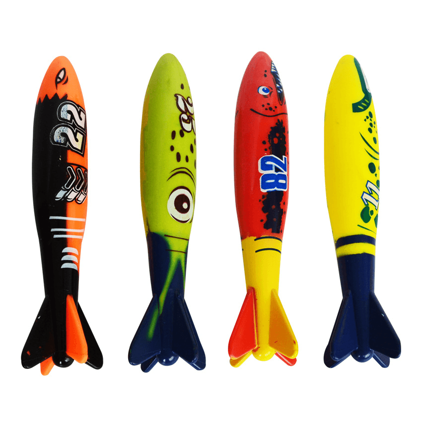 Children'S Sports Diving Throw Torpedo Plastic Toys - MRSLM