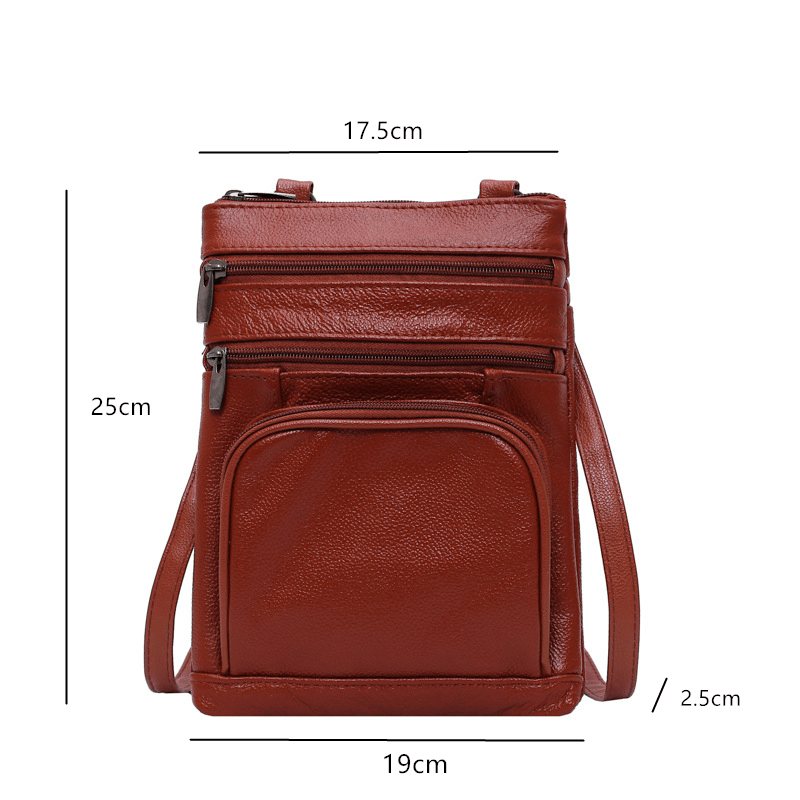 Women Multi-Pocket Multifunctional Shoulder Bag Crossbody Bag - MRSLM