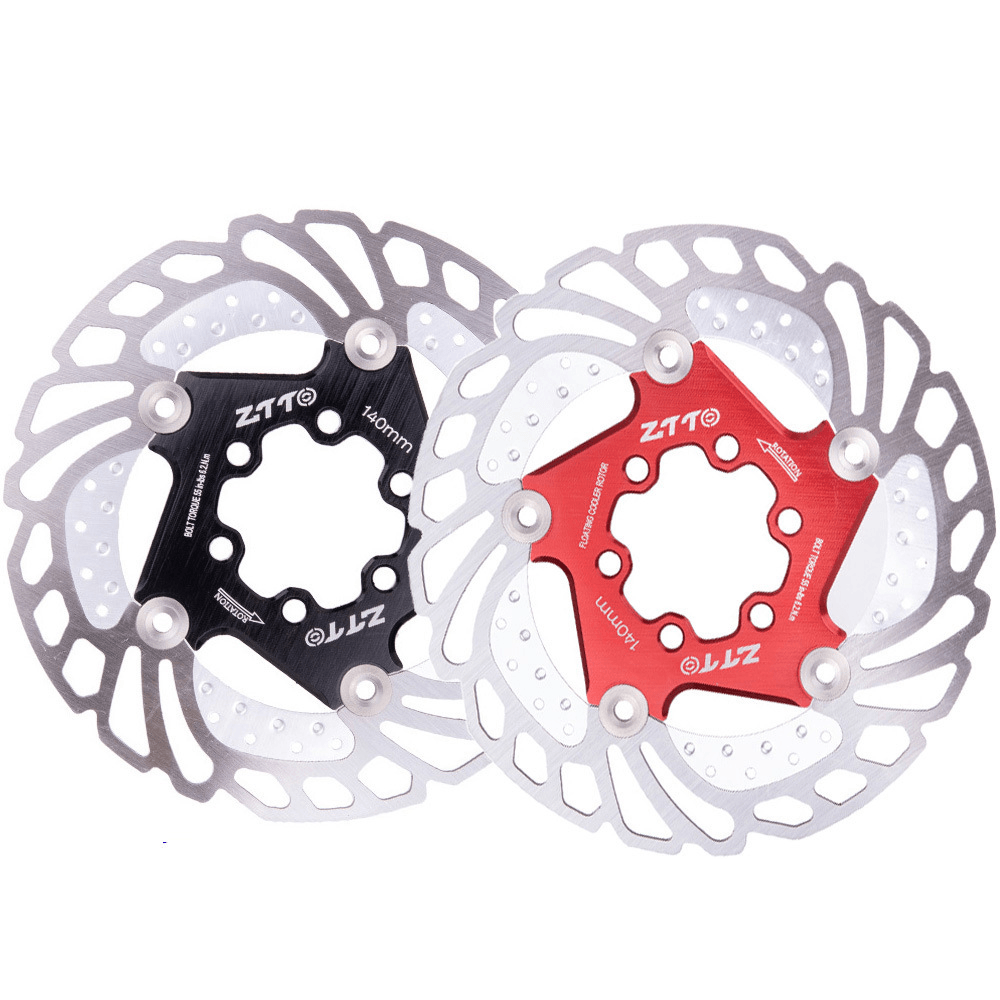 ZTTO 140/160/180/203Mm Aluminum Alloy Steel Metal Heat Dissipation Six Spike Disks Bicycle Floating Discs Mountain Bike Floating Discs - MRSLM