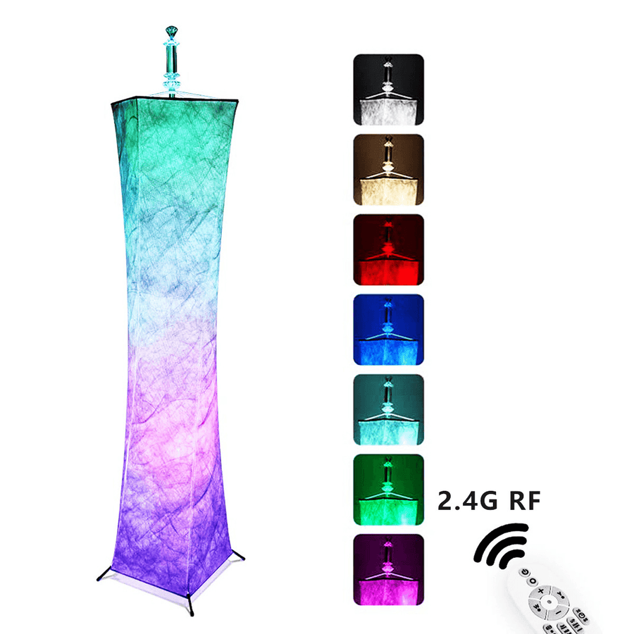 12V LED Floor Lamp Remote Control RGB Color Changing 58" Height Bulbs for Livingroomish - MRSLM