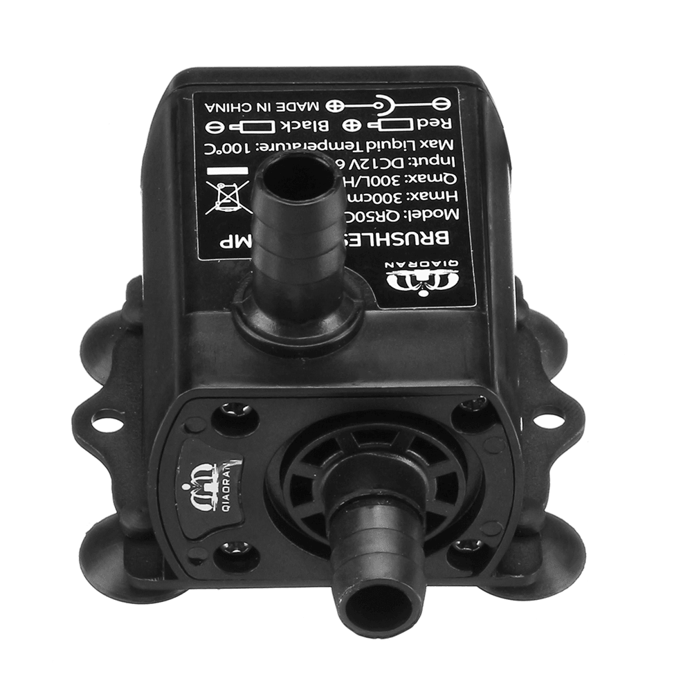 Machifit DC 5V 12V 6W Water Pump USB Female Plug Ultra-Quiet Mini Brushless DC Water Pump - MRSLM