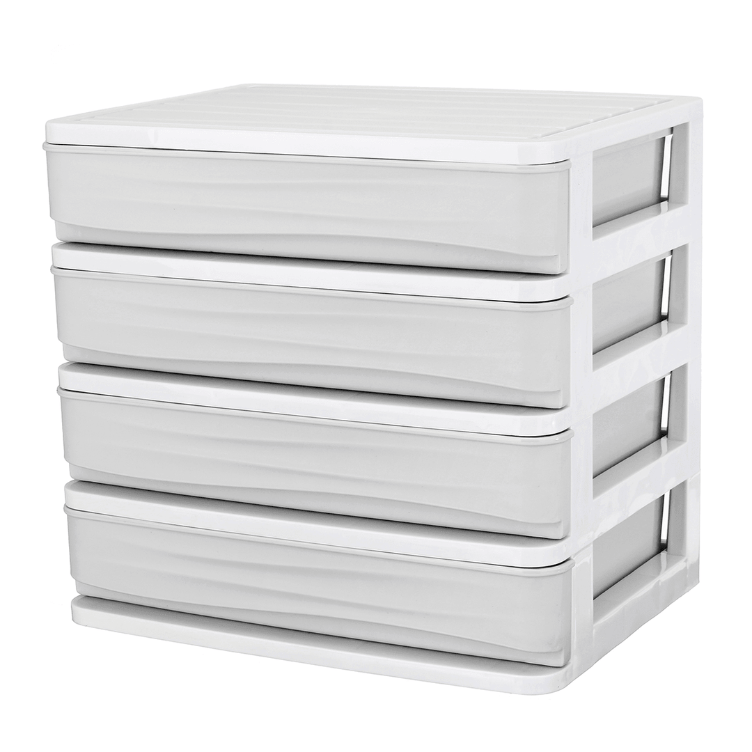 1/2/3/4 Tiers Multilayer Drawer Type Makeup Box Cosmetic Makeup Box Desktop Organizer Storage Box Display Box - MRSLM