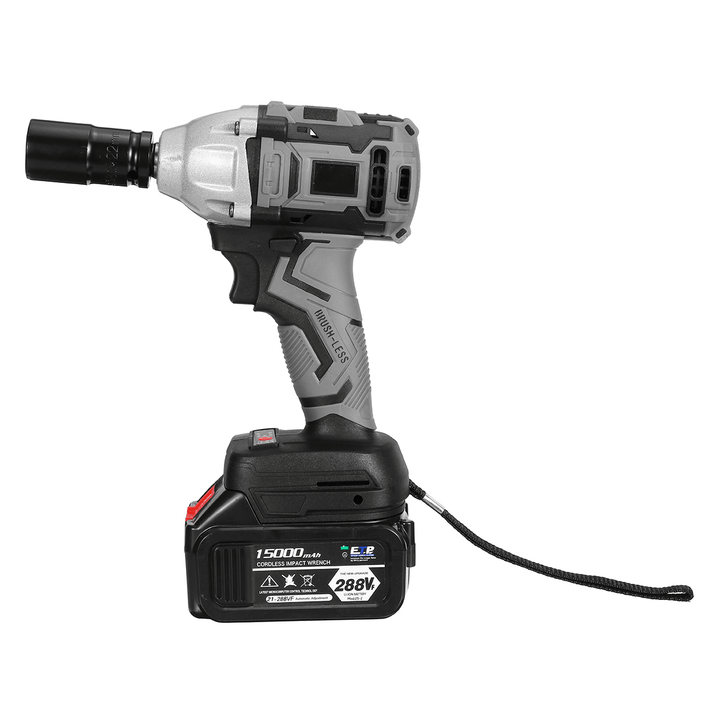 288VF 800N.M Cordless Brushless Electric Impact Wrench Tool W/ LED Light - MRSLM