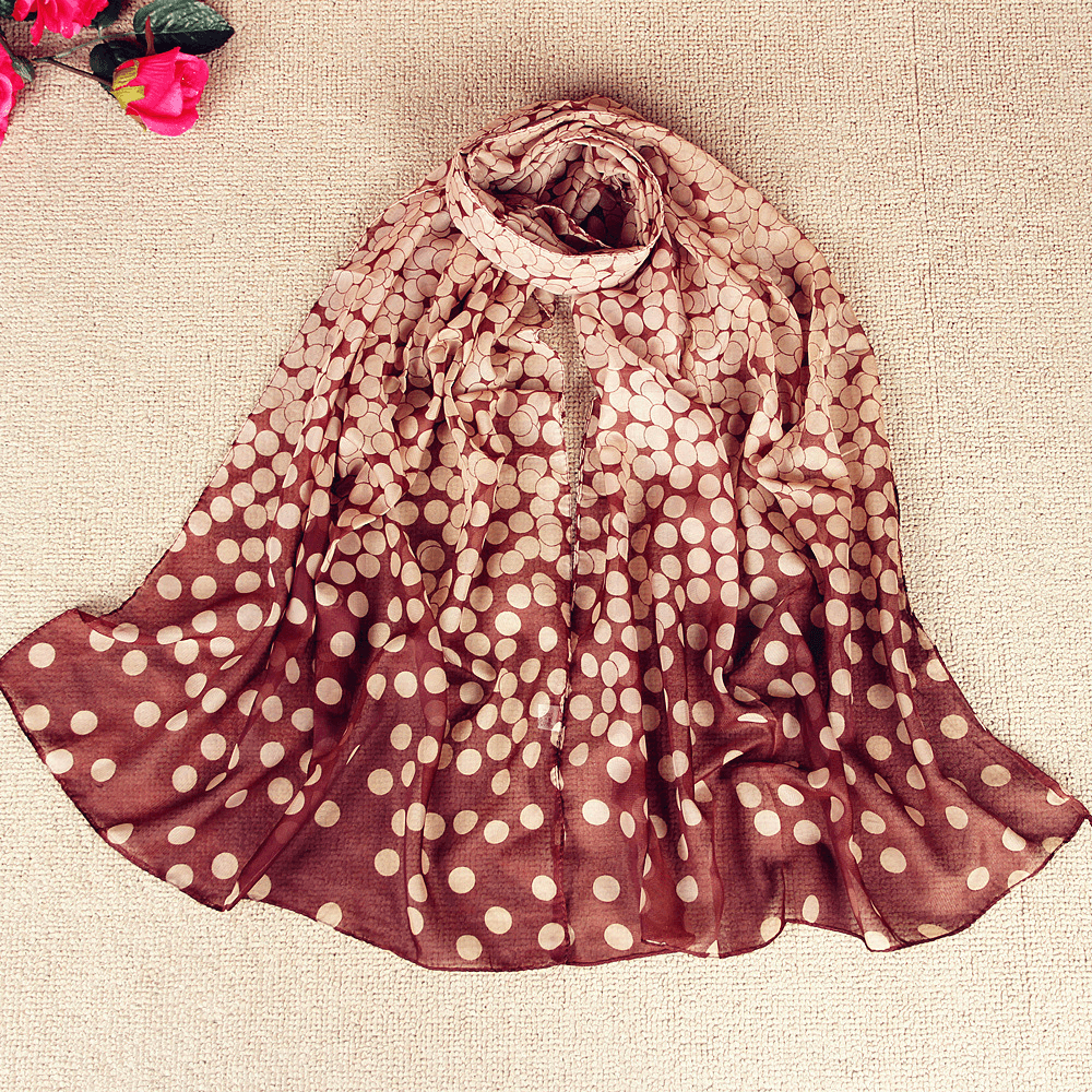 Ladies Chiffon Scarf Water Freezing Point - MRSLM