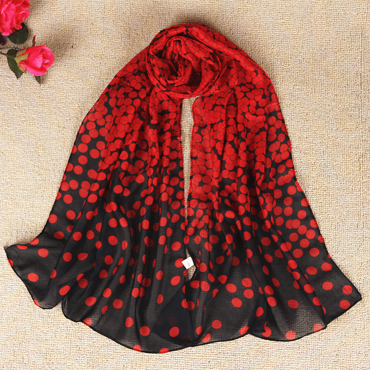 Ladies Chiffon Scarf Water Freezing Point - MRSLM