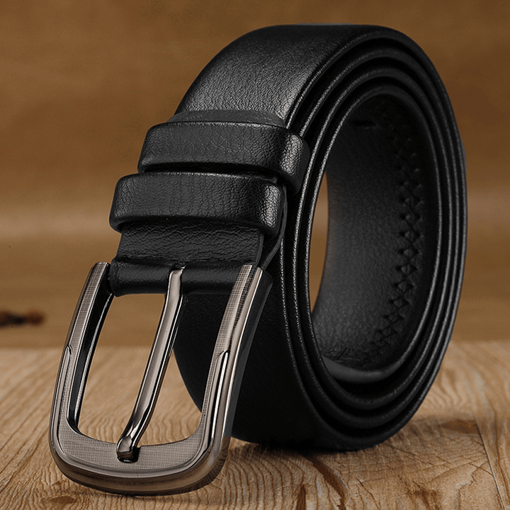 Men PU Leather Wear-Resistant 120CM Pin Buckle Retro Wild Casual Jeans Suits Belt - MRSLM