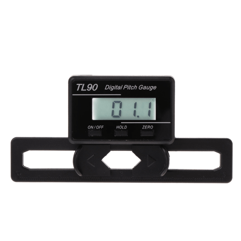 TL90 Digital Pitch Gauge LCD Backlight Display Blades Angle Measurement Tool - MRSLM