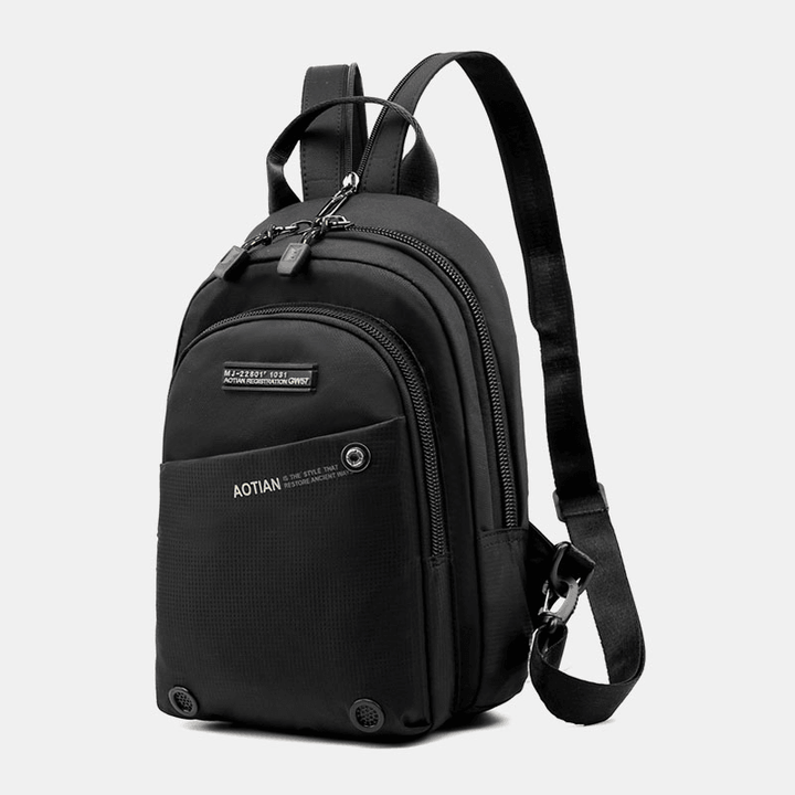 Men Multifunctional Backpack Waterproof Multi-Carry Crossbody Bag Backpack - MRSLM