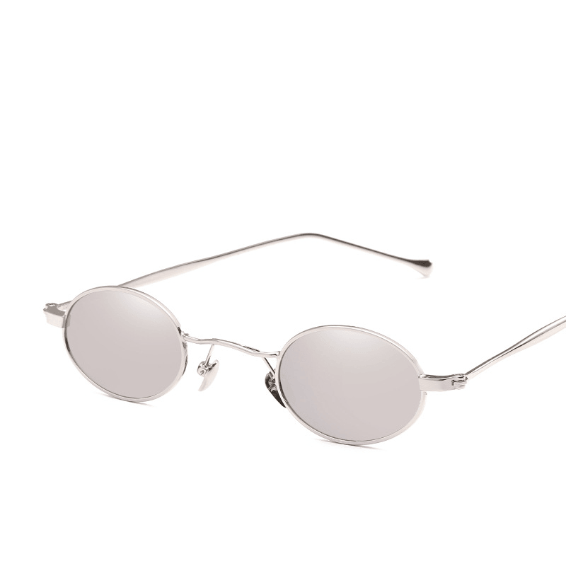 Small round Frame Metal Sunglasses - MRSLM