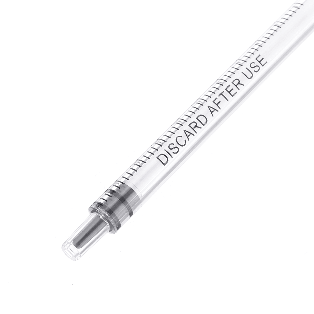 20Pcs/Set 1Ml Plastic Dispensing Syringe Injector No Needles 0.01Ml Graduation for Refilling and Measuring Liquids Industrial Glue Applicator - MRSLM