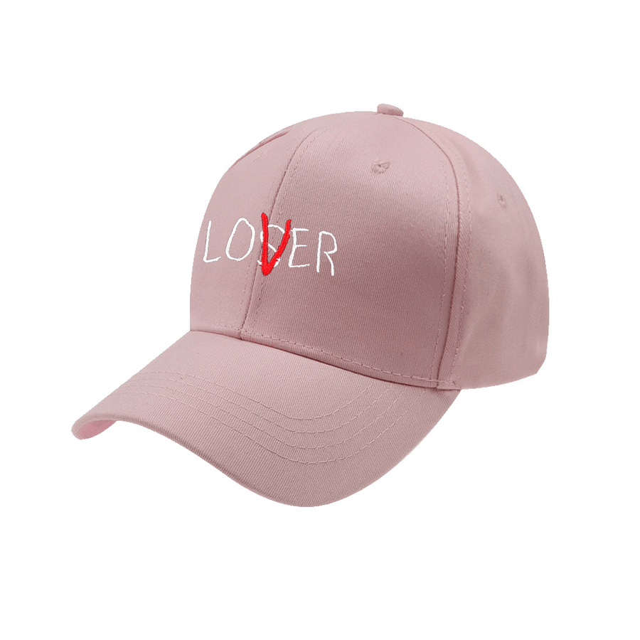 LOSER Letter Embroidery Baseball Hat - MRSLM