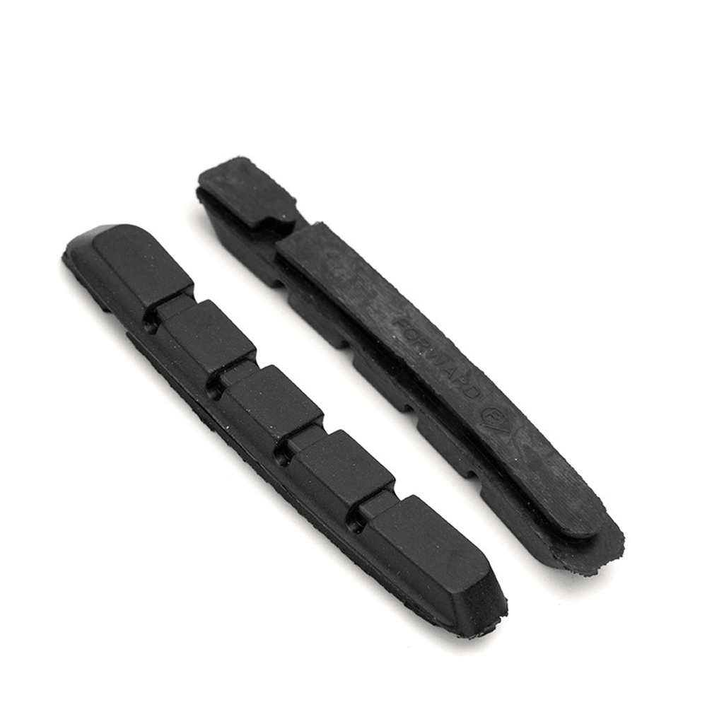 1 Pair PROMEND Bicycle V Brake Pad Non-Slip Rubber Blocks All Weathers Noise Reduction Outdoor Riding Repair Tool - MRSLM