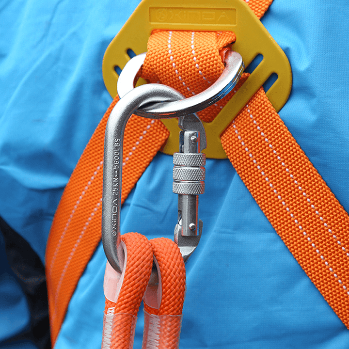 XINDA 1.6/3/5M Professional Anti-Fall Nylon Sling High Altitude Protective Safety Climbing Belt - MRSLM