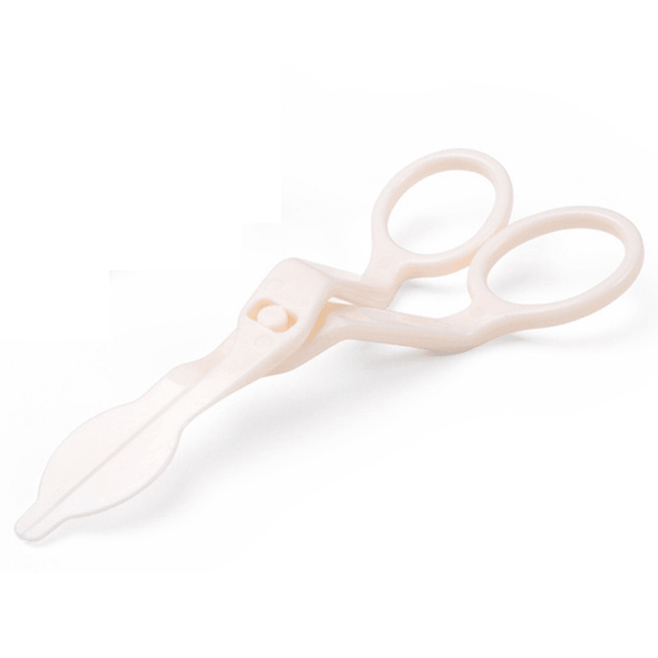 KC-PS02 Plastic Fondant Cake Decor Piping Scissor Shear Flower Detachable Blade Baking Tools - MRSLM