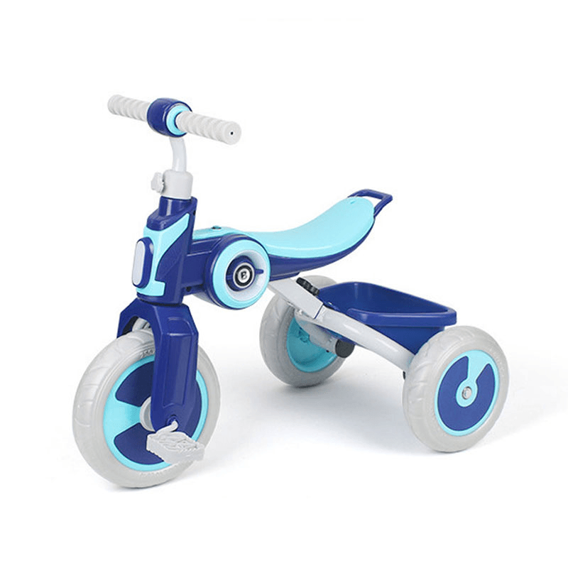 Children'S Tricycle Music Lights Non-Slip Stable Scooter Children'S Balance Car Kid'S Gifts Toys - MRSLM