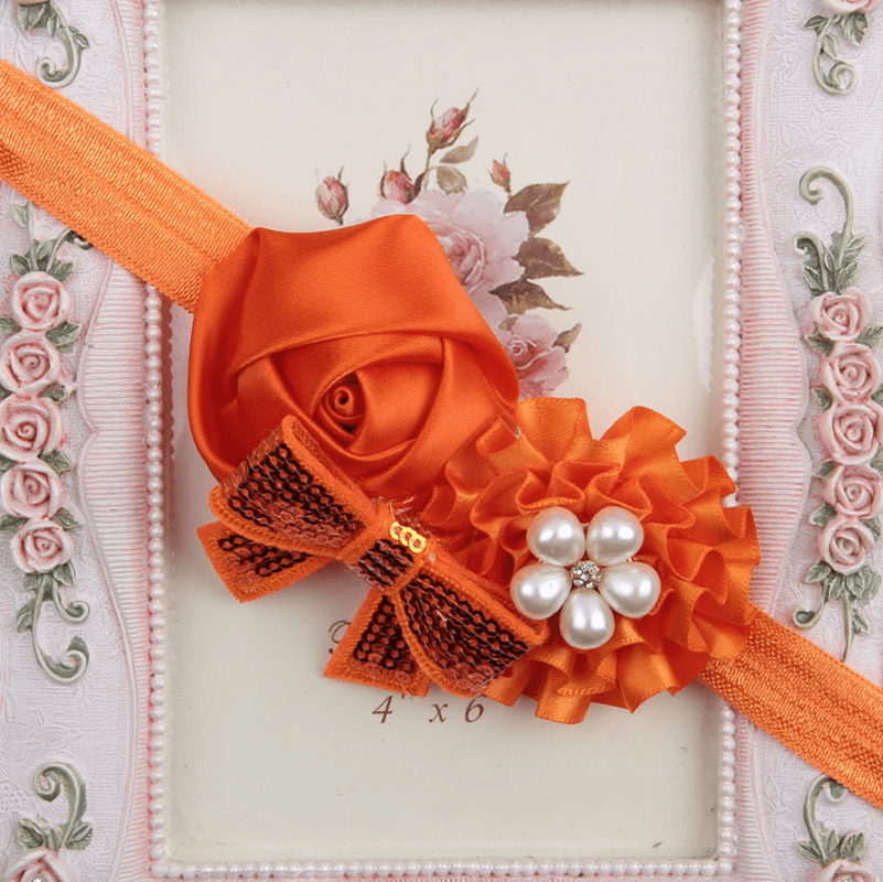 Rose Sequin Bow Headband - MRSLM