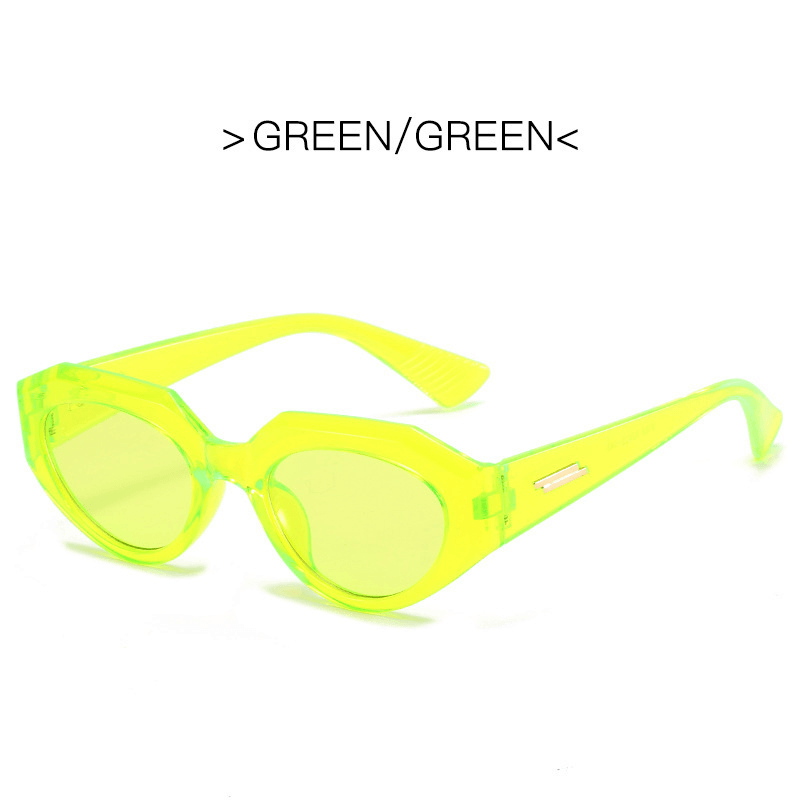 Sunglasses Female Jelly Color Outdoor Beach Glasses - MRSLM