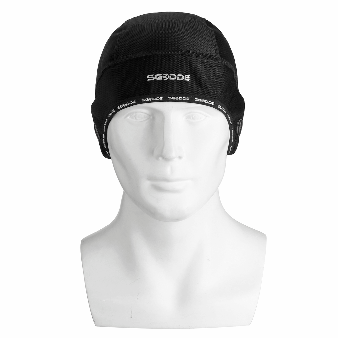 SGODDE Riding Sports Warm Headgear Cap Ear Holes Wind and Sun Protection Helmet Liner Bicycle Bandana Men'S Headwear - MRSLM