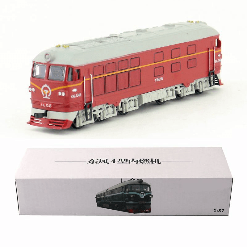 Shenghui Alloy Car Model Childrens Toy Dongfeng 7246 1518 Internal Combustion Train Pull Back Sound and Light Gift Box - MRSLM