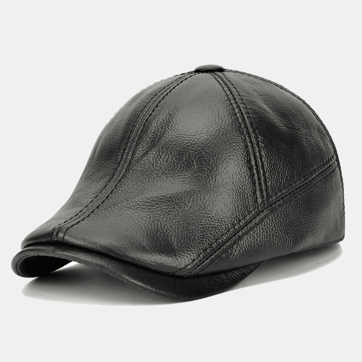 Cowhide Duck Tongue Forward Hat - MRSLM