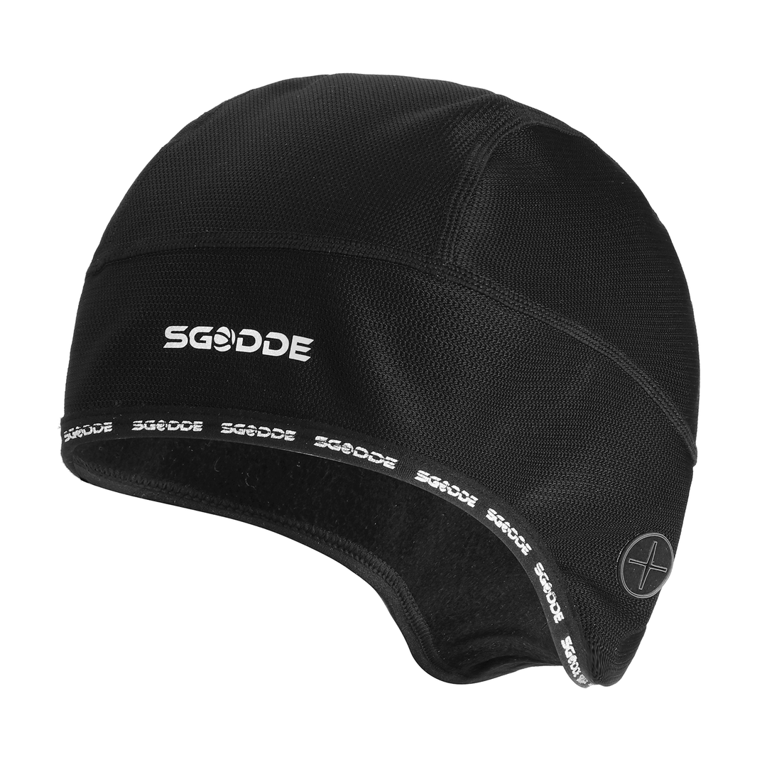 SGODDE Riding Sports Warm Headgear Cap Ear Holes Wind and Sun Protection Helmet Liner Bicycle Bandana Men'S Headwear - MRSLM