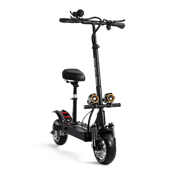 BOYUEDA Q7-2 19AH 52V 3200W Dual Motor Folding Electric Scooter 10Inch 60Km/H Top Speed 40-50Km Mileage Range Max Load 200Kg - MRSLM