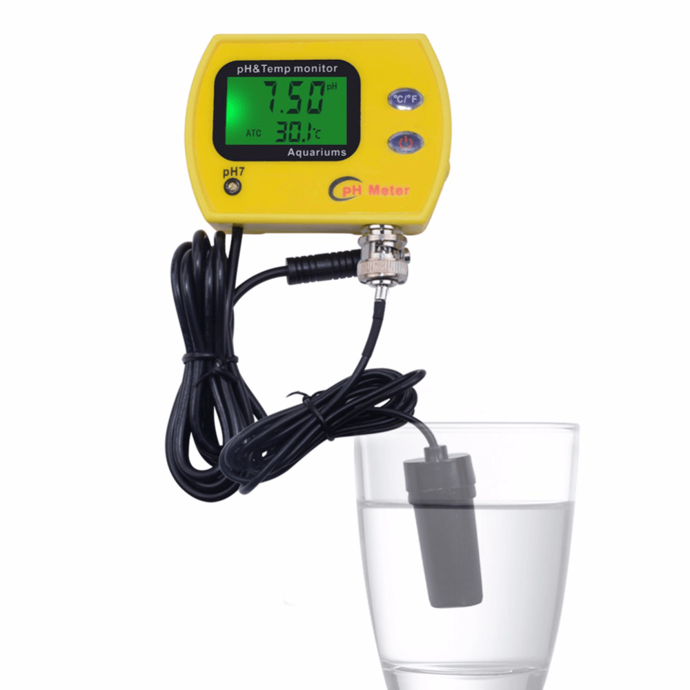 PH-991 PH Meter with Backlight Tester Durable Acidimeter Tool Temp Monitor for Aquarium Swim Pool Water - MRSLM