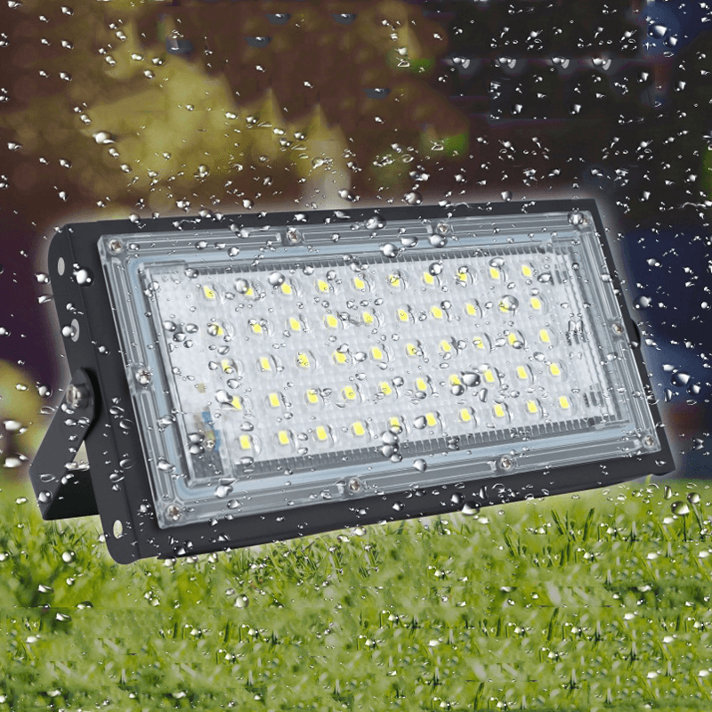 XANES® 50W RGB LED Flood Light AC 220V 230V 240V Outdoor Floodlight Spotlight IP65 Waterproof LED Street Lamp Landscape Lighting - MRSLM